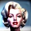 Placeholder: Realistic image portrait, sweet Marylin Monroe, blonde woman, punk style, long hair, glow eyes, highly detailed, unreal engine 5, ray tracing, RTX, lumen lighting, ultra detail, volumetric lighting, 3d, finely drawn, high definition, high resolution.