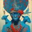 Placeholder: of portrait of gangsta africa by james jean