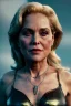 Placeholder: younger sharon stone as evil queen in leather, cleavage, angry, stern look, unreal 5, octane render,cinema4d, dynamic lighting, dramatic lighting, 4k, redshift render, highly detailed, hyper realistic