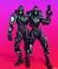 Placeholder: cyber ninja, black metal armor, futuristic suit, imperious, 8k resolution, overwatch, genji, color, vibrant