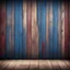 Placeholder: Hyper Realistic navy-blue & maroon multicolor grungy rustic wooden plank wall texture in an empty room with window & vignette effect