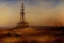 Placeholder: and oil rig in the desert painted by william turner