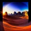 Placeholder: Wadi Rum, Jordan,aerial view,extremely detailed digital painting, high resolution,8k, realistic, beautiful, volumetric lighting, mystical colors ,perfectly centered image, perfect composition, rim light, beautiful lighting,masterpiece, stunning scene, raytracing, anatomically correct, in the style Van Gogh and robert e howard and Ken Kelley and Ohrai Noriyoshi and Simon Bisley and tomzj1.