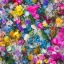 Placeholder: close up photo of different colorful dead flowers, soft light, 100mm lens, f / 2.8 , unreal engine 5.1, ultra high resolution, photorealistic, ultra high detail, octane render, beautiful