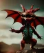 Placeholder: Cute Dragon toddler, full body, angry, dramatic lighting, hyper realistic