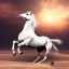 Placeholder: a beautiful arab white horse running in the desert, cinematic lighting, detailed,4k, best quality, ultra HD, magical