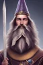 Placeholder: Wizard with majestic beard and pointy hat doing wizard stuff