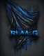 Placeholder: BLEU rag Logo IN black background