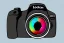 Placeholder: Vector DSLR Camera Photography Vector Vector Illustration