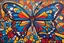 Placeholder: botterfly painting by Romero Brito