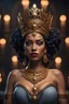 Placeholder: queen of the damned, curvy. Cinematic lighting, Volumetric lighting, Epic composition, Photorealism, Bokeh blur, Very high detail, Sony Alpha α7, ISO1900, Character design, Unreal Engine, Octane render, HDR, Subsurface scattering