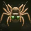 Placeholder: portrait painting of a steampunk transparent spider,steampunk, ultra realistic, intricate details, eerie highly detailed, shiny, smooth, studio quality, octane render, Surrealism, Triadic colour scheme,glow-stick, ambient lighting,nightclub lighting, polaroid, 100mm, --ar 1:1 --v4