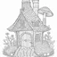 Placeholder: A fairy house Ethereal Rose Retreat, coloring page, exact shape, real image, minimal lines, white back ground color, real style, realistic, minimalistic, minimal black line art, line art, crisp line art, unique coloring sheet, outlined, outline, crisp, crisp line edges, illustration, thin lines, crisp clear lines, line art, clean line art, unique, 8k, no colors, no dark color, no black color, avoid thick black, minimalistic line edges, white back ground,