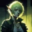 Placeholder: [Dorohedoro] short hair elven, backlight, high resolution photo