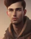 Placeholder:  boy, cute, young, brown hair, brown eyes, medium hair, head and shoulders portrait, head and shoulders portrait, 8k resolution concept art portrait by Greg Rutkowski,