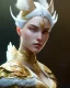 Placeholder: A small fantasy creature, head and shoulders, 8k resolution concept art portrait by Greg Rutkowski, Artgerm, WLOP, Alphonse Mucha dynamic lighting hyperdetailed intricately detailed Splash art trending on Artstation triadic colors Unreal Engine 5 volumetric lighting Splash art fantasy"