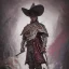 Placeholder: Insanely detailed photograph of an “portrait of an D&D Echo Knight wearing a burgandy charro”, intricate embroidered cowboy hat, stern clear face and hyperdetailed painting by Ismail Inceoglu Huang Guangjian and Dan Witz CGSociety ZBrush Central fantasy art album cover art,8K, hdr, epic, mysterious, ominous, hands focused on a glowing D20, jewelry, motivated