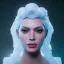 Placeholder: A portrait of a crystalised ices queen, atmospheric, realistic, unreal engine, cinematic lighting, octane render.