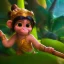 Placeholder: Cute monkey, league of legends, in the jungle, full detail, intricate detail, cinematic, 8 k, cel shaded, unreal engine, featured on artstation, pixiv, cartoon style