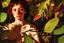 Placeholder: woman in colorful jungle by Caravaggio