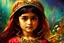 Placeholder: little palestinian girl, palestinian theme, insanely detailed artwork by Awwchang, Josephine Wall, vibrant deep colors, magnificent hyperdetailed, maximalist, HDR, 16k resolution, trending on ArtStation, CGSociety, sharp focus, stained glass background resolution HDR