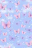 Placeholder: Light pink and light purple butterflies in the blue snowy winter