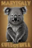 Placeholder: a circular sign with a koala in the middle