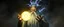 Placeholder: fearfull dwarven priest with electrically charged hair, expert holding up a floating radiant Painite crystal rosette ball shooting radiant light through the fog, folded hands