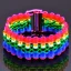 Placeholder: Rainbow loom megapixels bracelet