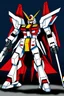 Placeholder: Gundam inspired by a werewolf. Action pose. 1080p. Photograph.