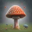 Placeholder: Patchwork,the large Amanita muscaria mushroom