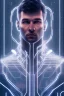 Placeholder: cyberpunk, head, men, portrai, tron