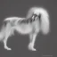 Placeholder: borzoi black and whie photorealistic style