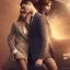 Placeholder: man wearing a suit next to a beautiful woman with brown hair, sitting in a taxi, dramatic, dramatic lighting, volumetric lighting, hyperrealism, 8k, high quality, photorealistic, lot of details