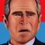 Placeholder: George Bush in a Saturday Night Fever dream movie poster