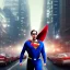 Placeholder: nicholas cage as superman, dramatic, cityscape background, dramatic lighting, volumetric lighting, hyperrealisme, 8k, high quality, photorealistic, lot of details