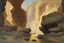 Placeholder: sunny day, rocks, cliffs, sci-fi, friedrich eckenfelder and henry luyten impressionism paintings