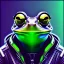 Placeholder: cyberpunk frog