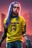 Placeholder: Billie Eilish, cyberpunk2077, booty, photorealistic