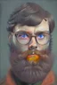 Placeholder: Short little Russian spy with glasses and a fake beard