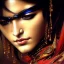 Placeholder: portrait beautiful face 'Zakuro-ninja scroll',busty,ancient metal armor balanciaga fashion clothe painting by gaston bussiere, greg rutkowski, yoji shinkawa, yoshitaka amano, tsutomu nihei, donato giancola, tim hildebrandt, oil on canvas, cinematic composition, extreme detail,fit full head inside picture,16k