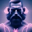 Placeholder: Strong man, army, shave hair, gradient color, neon, insanely detailed, 16k resolution, perfect eyes, cinematic smooth, intricate detail