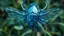 Placeholder: A dynamic aerial view showcasing the fusion of organic and bones elements, depicting a fully blue bones-beetle. Its intricate mechanisms are driven by interlocking blade and complex mechanical blade embedded throughout its glass frame. mist-grass leaf sabana