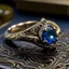 Placeholder: vintage ring with sapphire