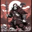 Placeholder: chocolate death by Andrew MacLean (Head Lopper style)