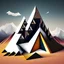 Placeholder: Geometrical mountain scene
