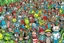 Placeholder: where's Wally type of image but istead of Wally it's a cat.