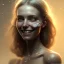 Placeholder: epic portrait of a beautiful girl with an unnaturally wide smile, horror smile, sharp focus, beautiful!, dewy skin, ethereal, painting, concept art, warm lighting, greg rutkowski