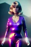 Placeholder: Ultra Realistic retro sci-fi portrait image from 1960, New York, spaceship, sweet young Jane Fonda, tight latex suit, weapon, fighting stance, soft color, highly detailed, unreal engine 5, ray tracing, RTX, lumen lighting, ultra detail, volumetric lighting, 3d, finely drawn, high definition, high resolution.