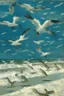 Placeholder: Coastal beach seagulls by Van Gogh